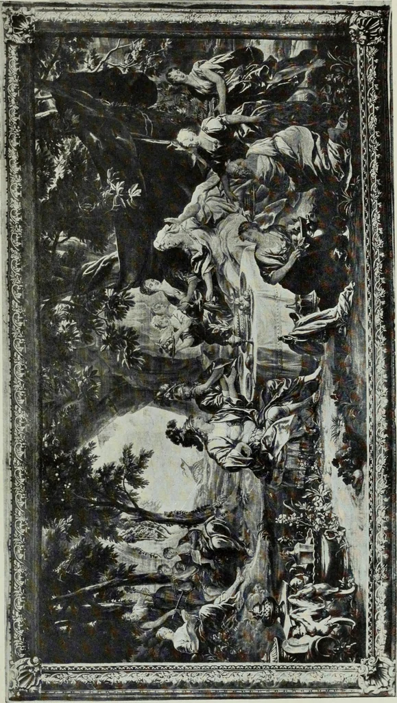 An illustration from The tapestries of the Vienna imperial court, 1922, leaf 148