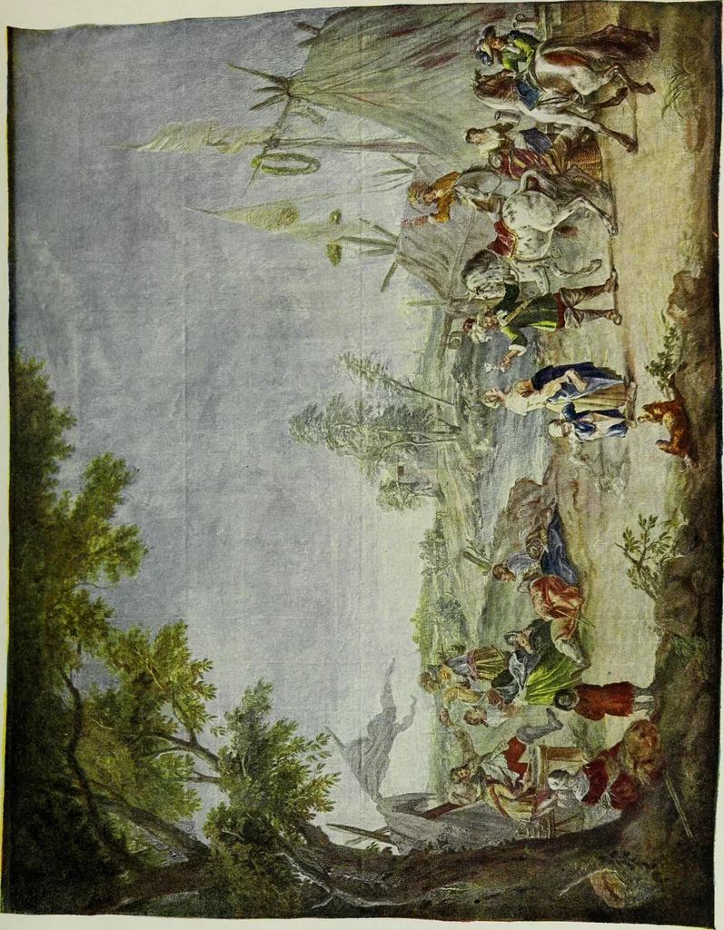 An illustration from The tapestries of the Vienna imperial court, 1922, leaf 152