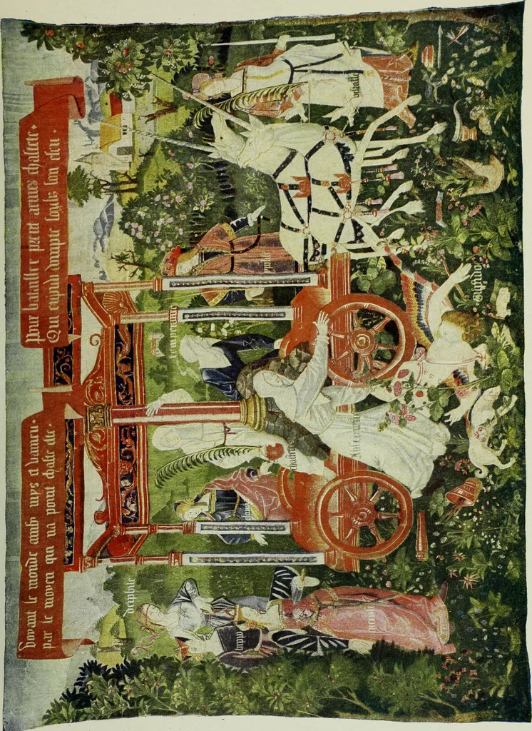 An illustration from The tapestries of the Vienna imperial court, 1922, leaf 28