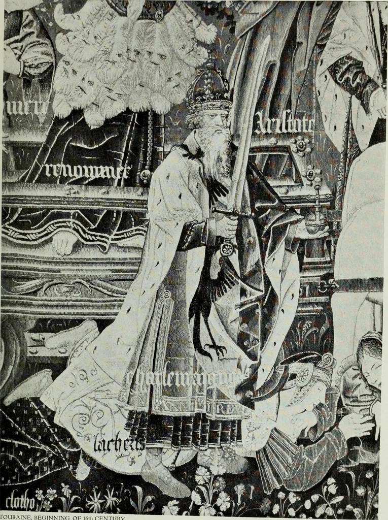 An illustration from The tapestries of the Vienna imperial court, 1922, leaf 30
