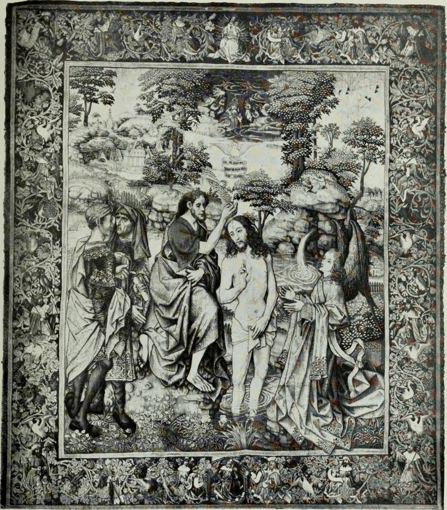 An illustration from The tapestries of the Vienna imperial court, 1922, leaf 32