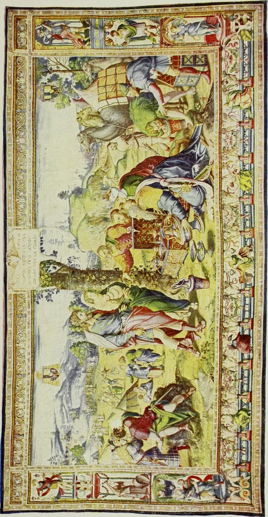 An illustration from The tapestries of the Vienna imperial court, 1922, leaf 38