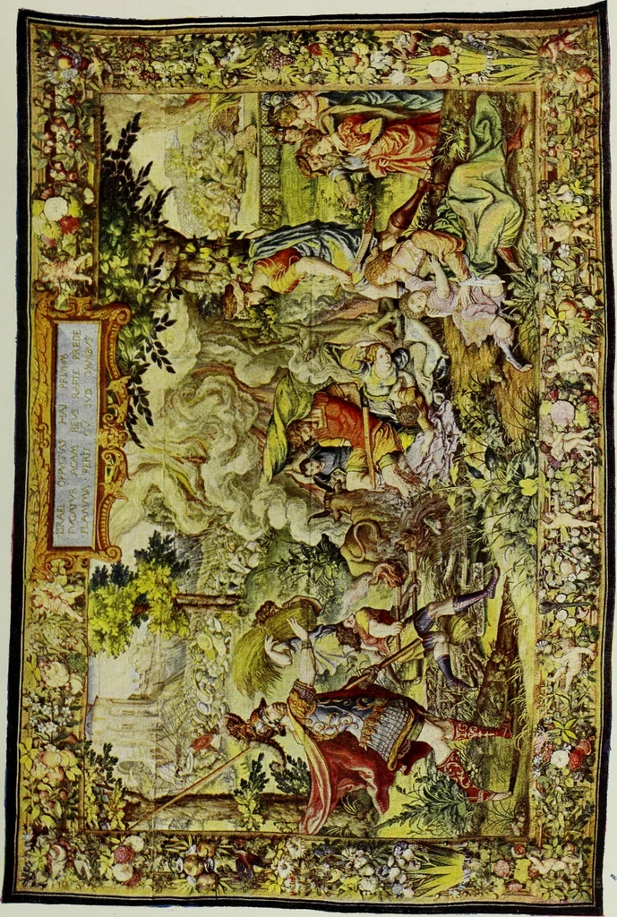 An illustration from The tapestries of the Vienna imperial court, 1922, leaf 44