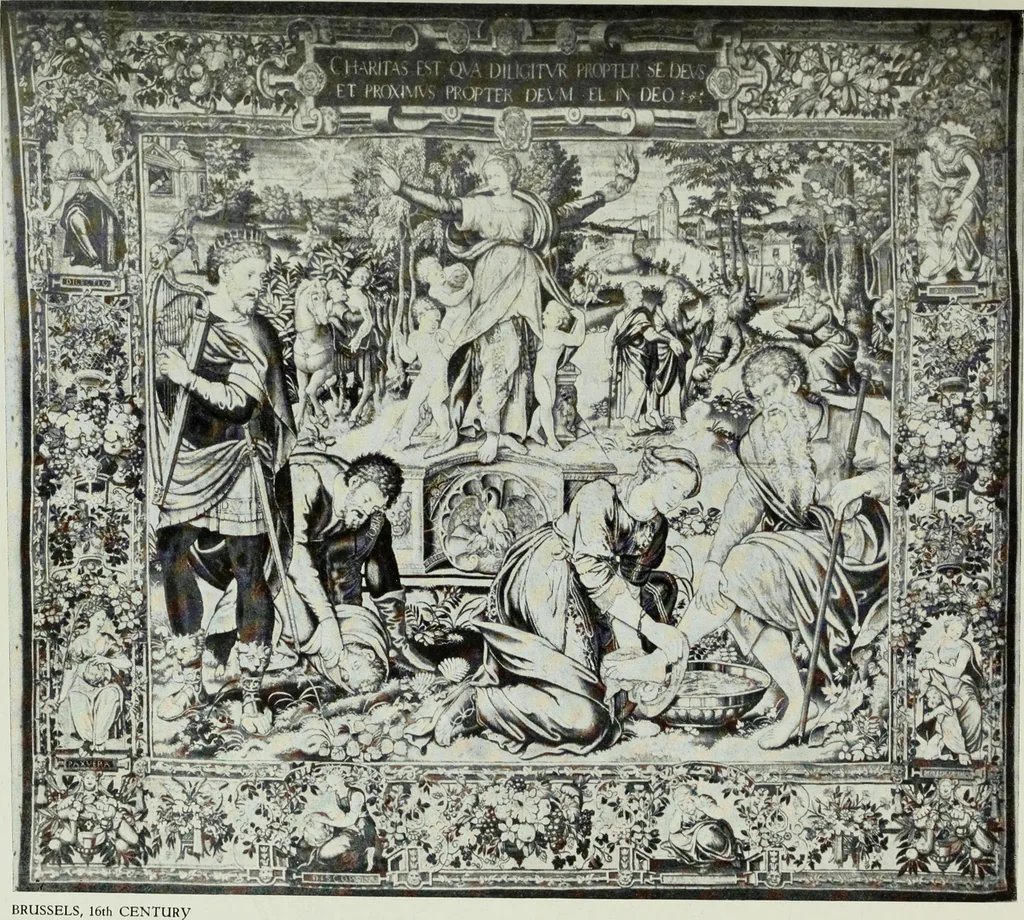 An illustration from The tapestries of the Vienna imperial court, 1922, leaf 52