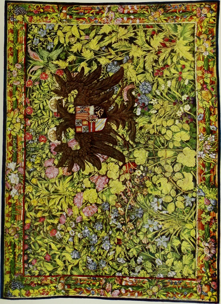 An illustration from The tapestries of the Vienna imperial court, 1922, leaf 56