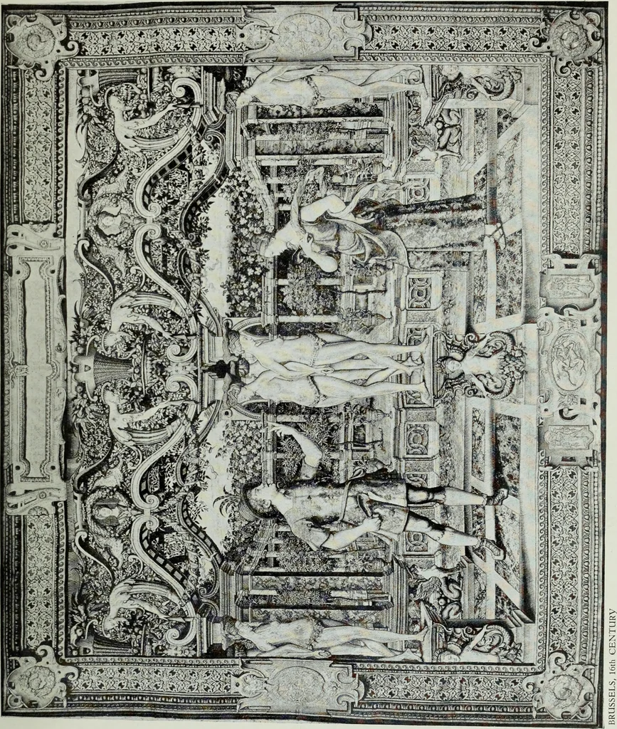 An illustration from The tapestries of the Vienna imperial court, 1922, leaf 70