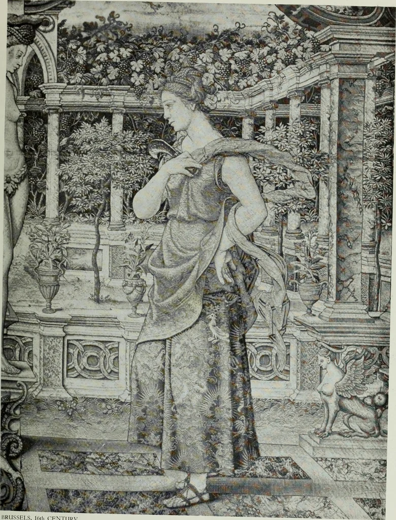 An illustration from The tapestries of the Vienna imperial court, 1922, leaf 72