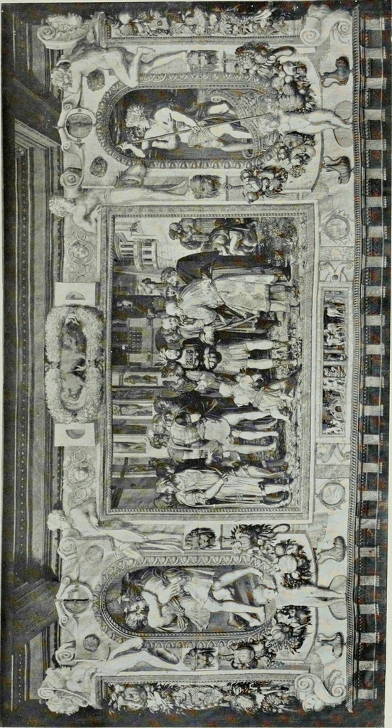 An illustration from The tapestries of the Vienna imperial court, 1922, leaf 86