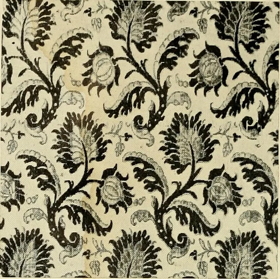 An illustration from Tapestries, textiles and embroideries; a loan exhibition given by the National Society of the Fine Arts in the Corcoran Gallery of Art, February fourteenth to twenty-ninth, nineteen hundred and eight, 1908, leaf 41