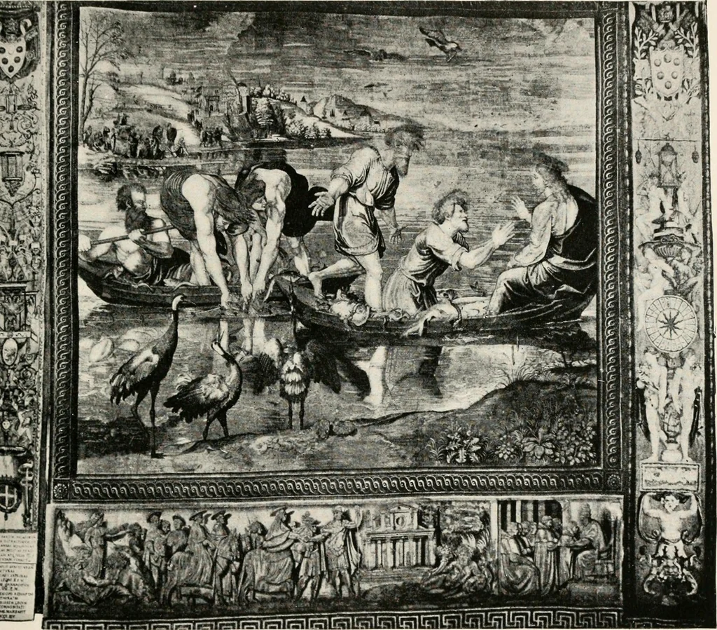 An illustration from Tapestries, their origin, history and renaissance, 1912, leaf 100