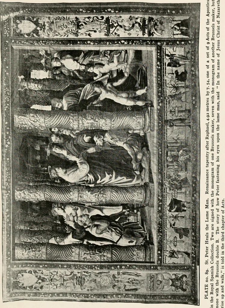 An illustration from Tapestries, their origin, history and renaissance, 1912, leaf 106