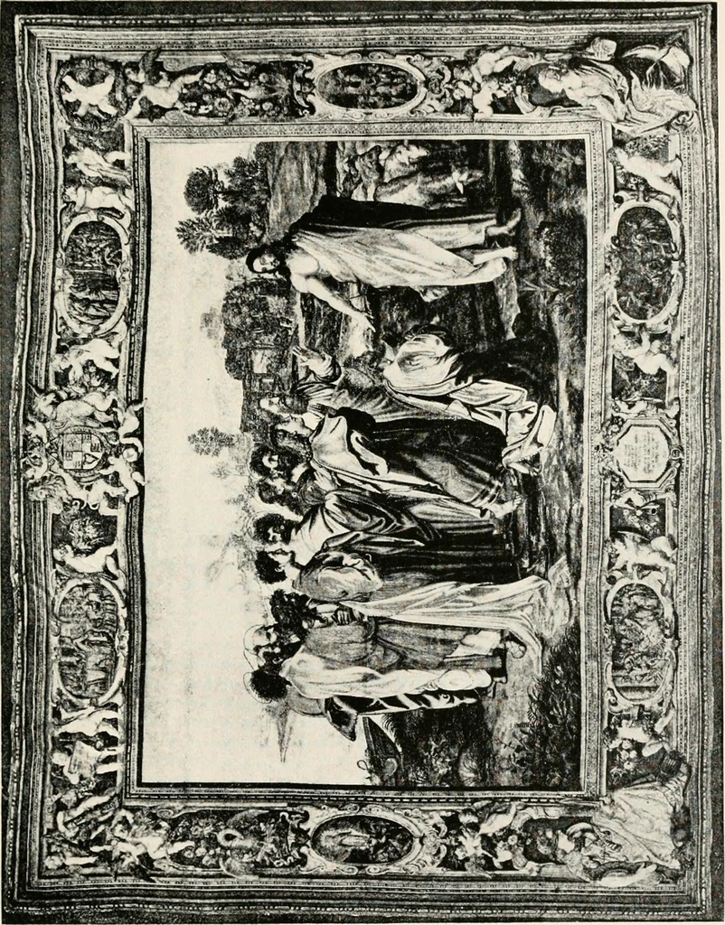 An illustration from Tapestries, their origin, history and renaissance, 1912, leaf 110