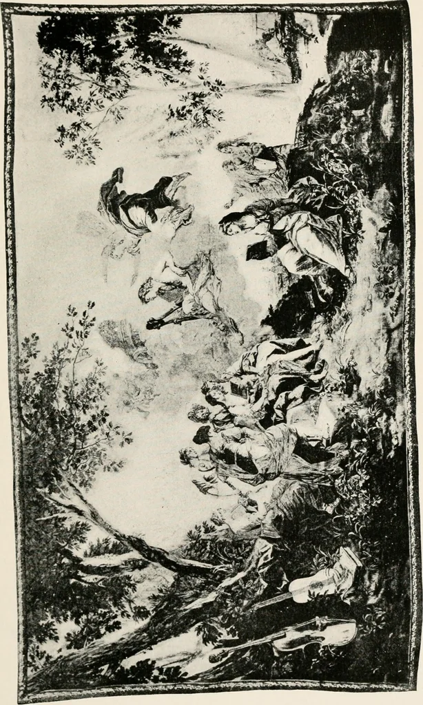 An illustration from Tapestries, their origin, history and renaissance, 1912, leaf 120