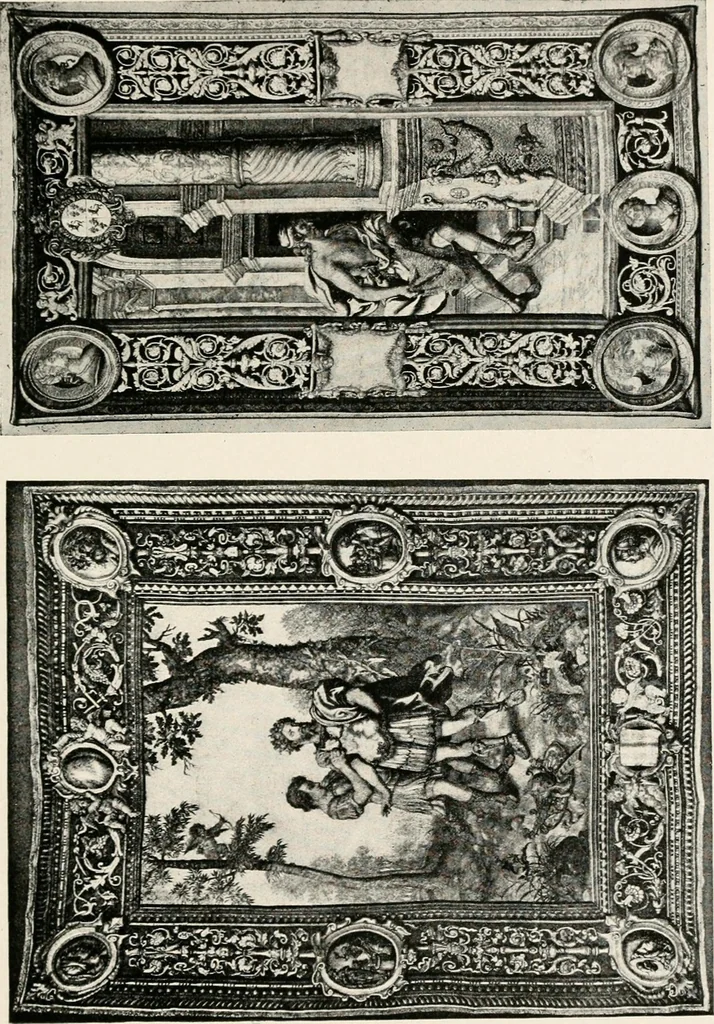 An illustration from Tapestries, their origin, history and renaissance, 1912, leaf 140