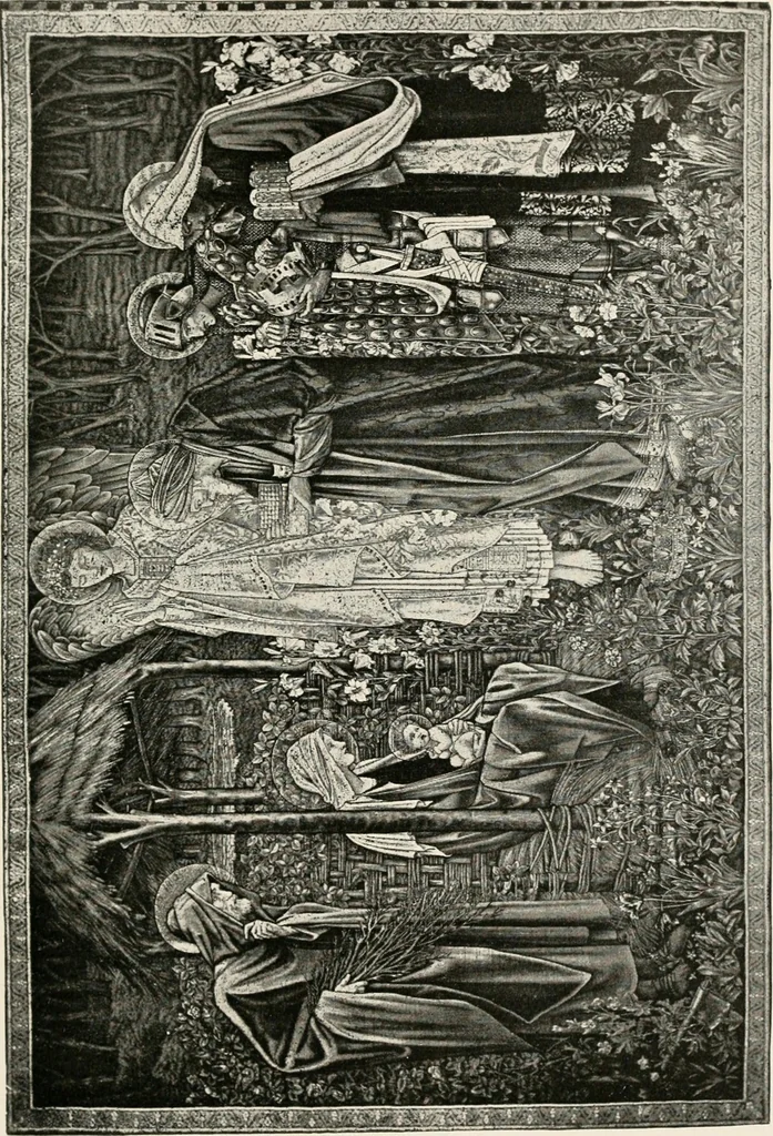 An illustration from Tapestries, their origin, history and renaissance, 1912, leaf 152