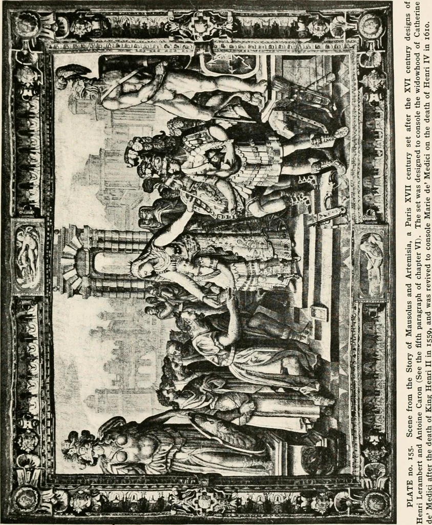 An illustration from Tapestries, their origin, history and renaissance, 1912, leaf 172