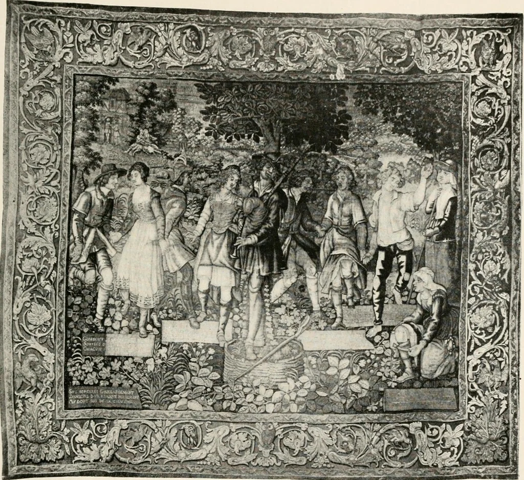 An illustration from Tapestries, their origin, history and renaissance, 1912, leaf 178