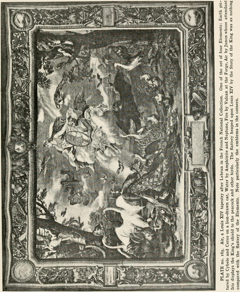 An illustration from Tapestries, their origin, history and renaissance, 1912, leaf 182