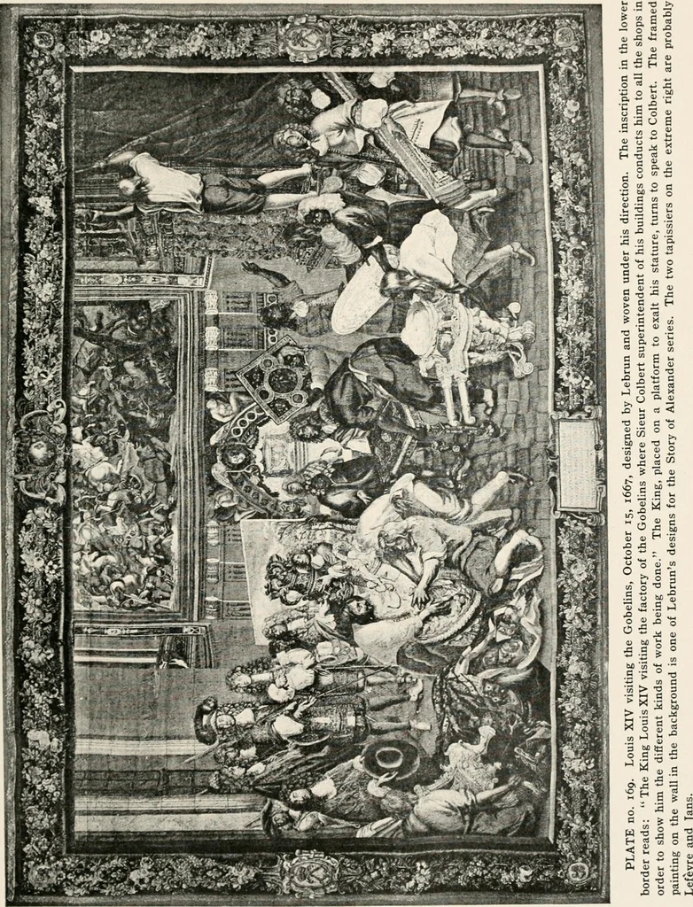 An illustration from Tapestries, their origin, history and renaissance, 1912, leaf 186