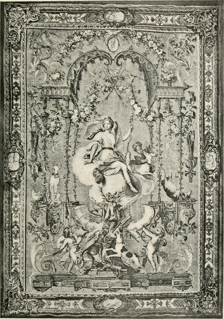 An illustration from Tapestries, their origin, history and renaissance, 1912, leaf 192