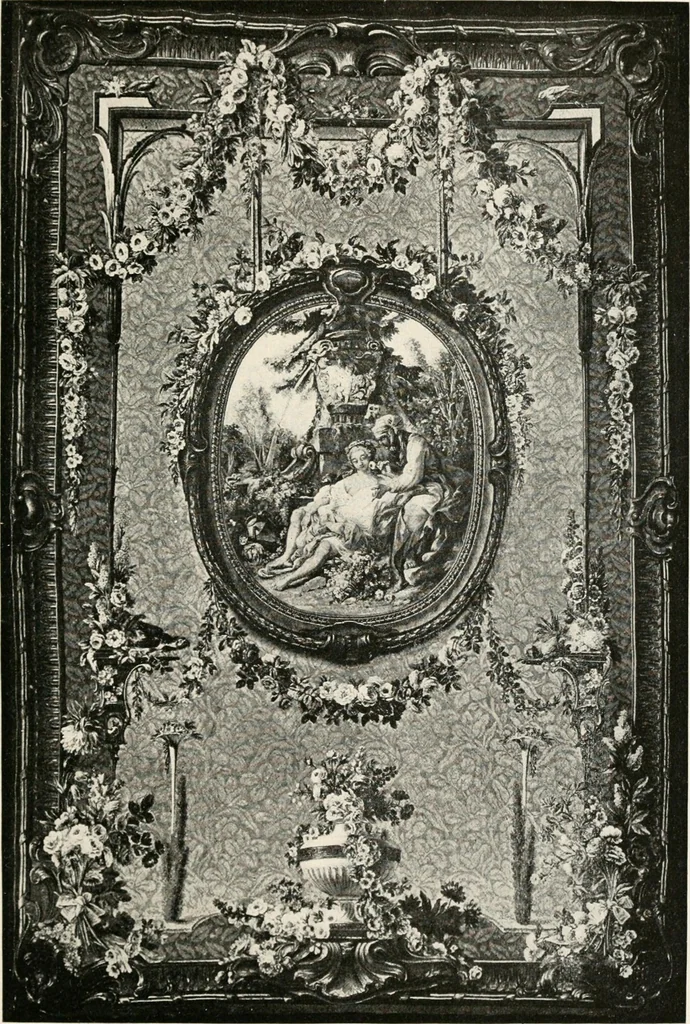 An illustration from Tapestries, their origin, history and renaissance, 1912, leaf 198