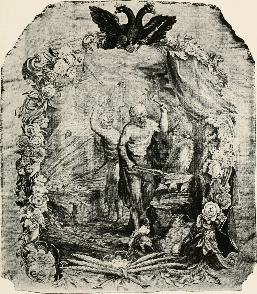 An illustration from Tapestries, their origin, history and renaissance, 1912, leaf 204