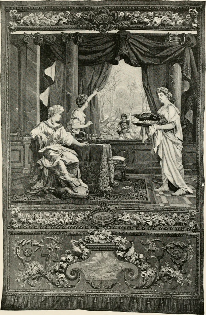An illustration from Tapestries, their origin, history and renaissance, 1912, leaf 230