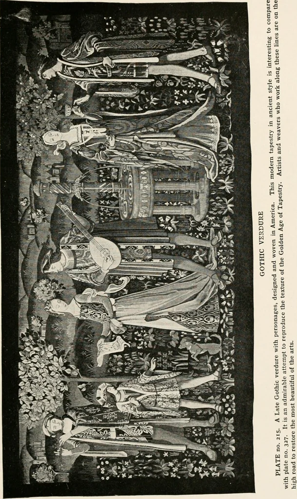 An illustration from Tapestries, their origin, history and renaissance, 1912, leaf 236