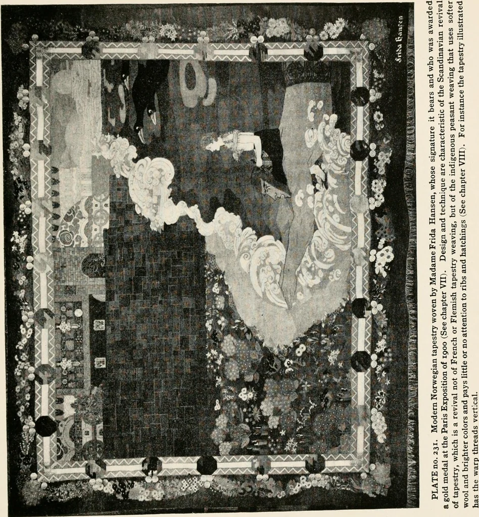 An illustration from Tapestries, their origin, history and renaissance, 1912, leaf 252