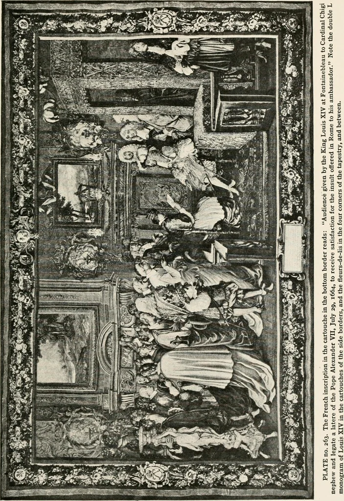 An illustration from Tapestries, their origin, history and renaissance, 1912, leaf 284