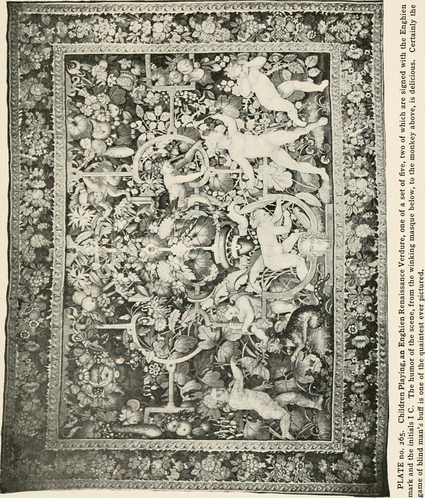 An illustration from Tapestries, their origin, history and renaissance, 1912, leaf 286