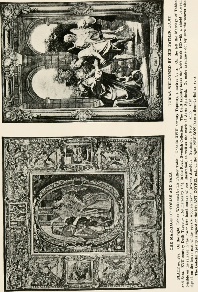 An illustration from Tapestries, their origin, history and renaissance, 1912, leaf 308