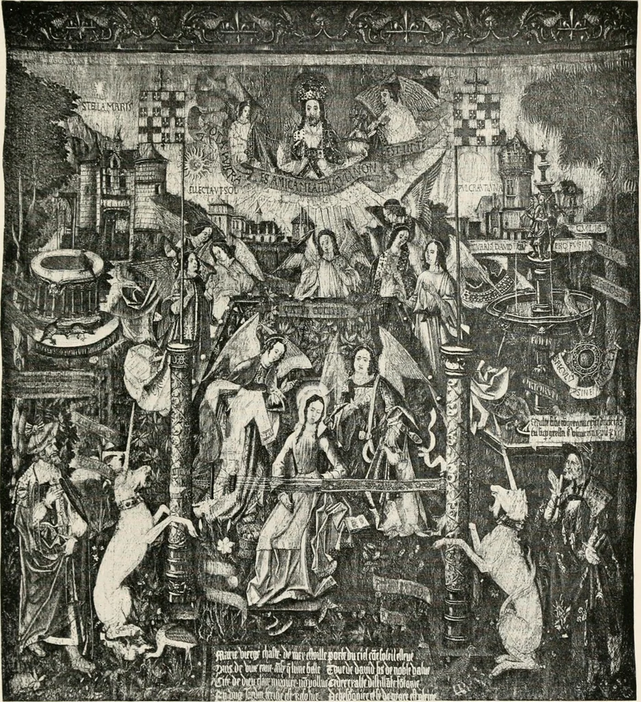 An illustration from Tapestries, their origin, history and renaissance, 1912, leaf 310