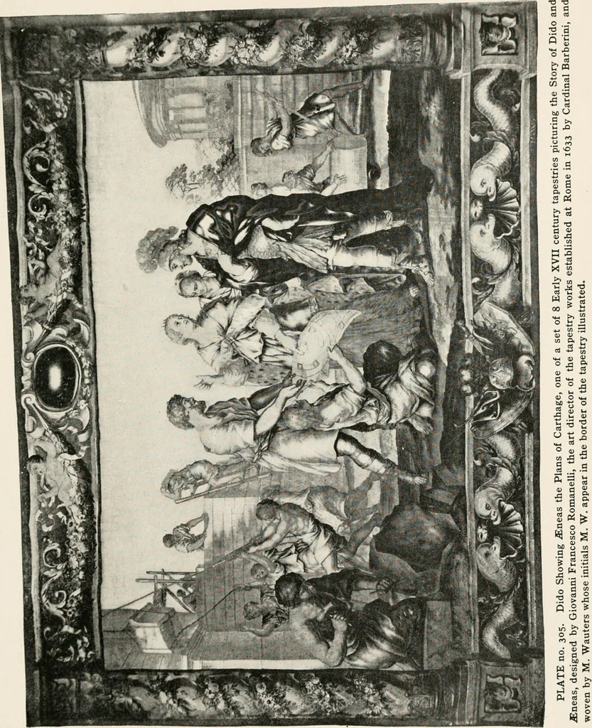An illustration from Tapestries, their origin, history and renaissance, 1912, leaf 326