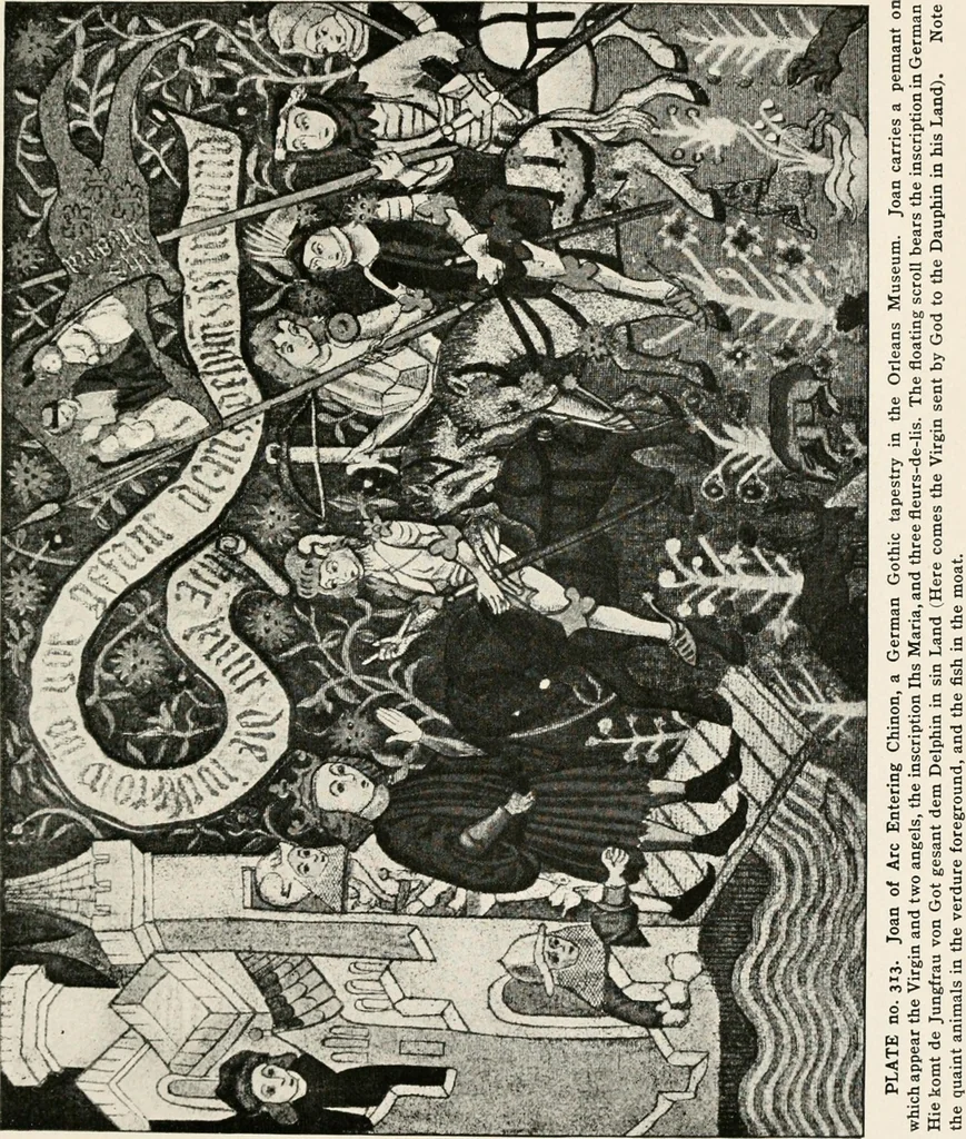 An illustration from Tapestries, their origin, history and renaissance, 1912, leaf 334