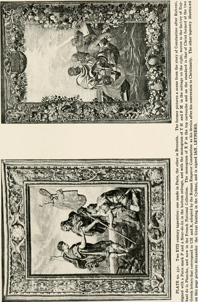 An illustration from Tapestries, their origin, history and renaissance, 1912, leaf 352