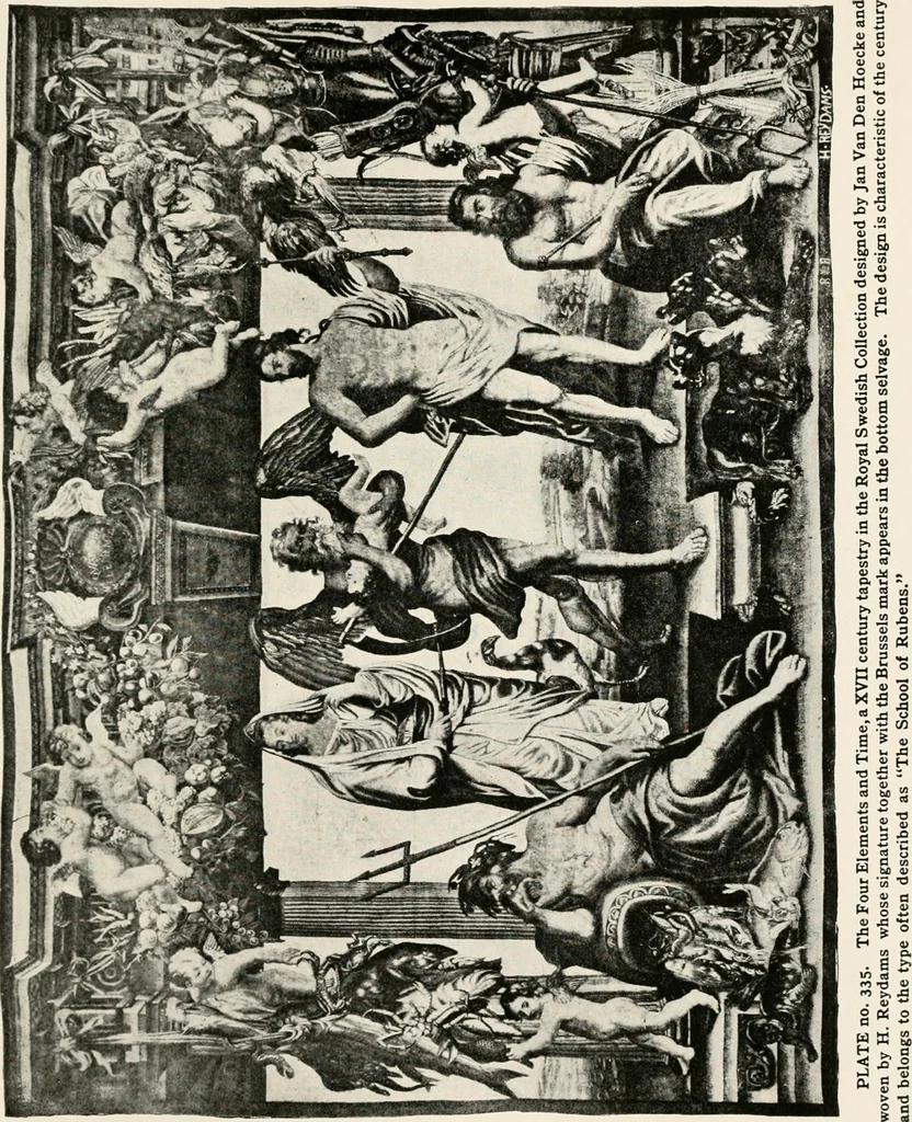 An illustration from Tapestries, their origin, history and renaissance, 1912, leaf 356