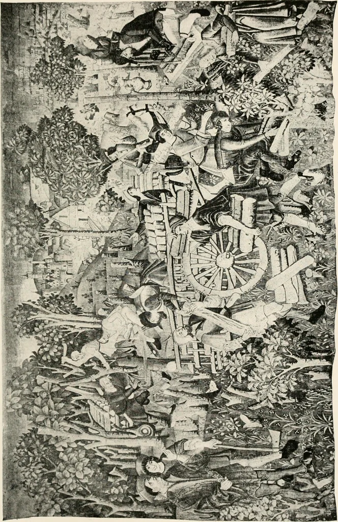 An illustration from Tapestries, their origin, history and renaissance, 1912, leaf 366