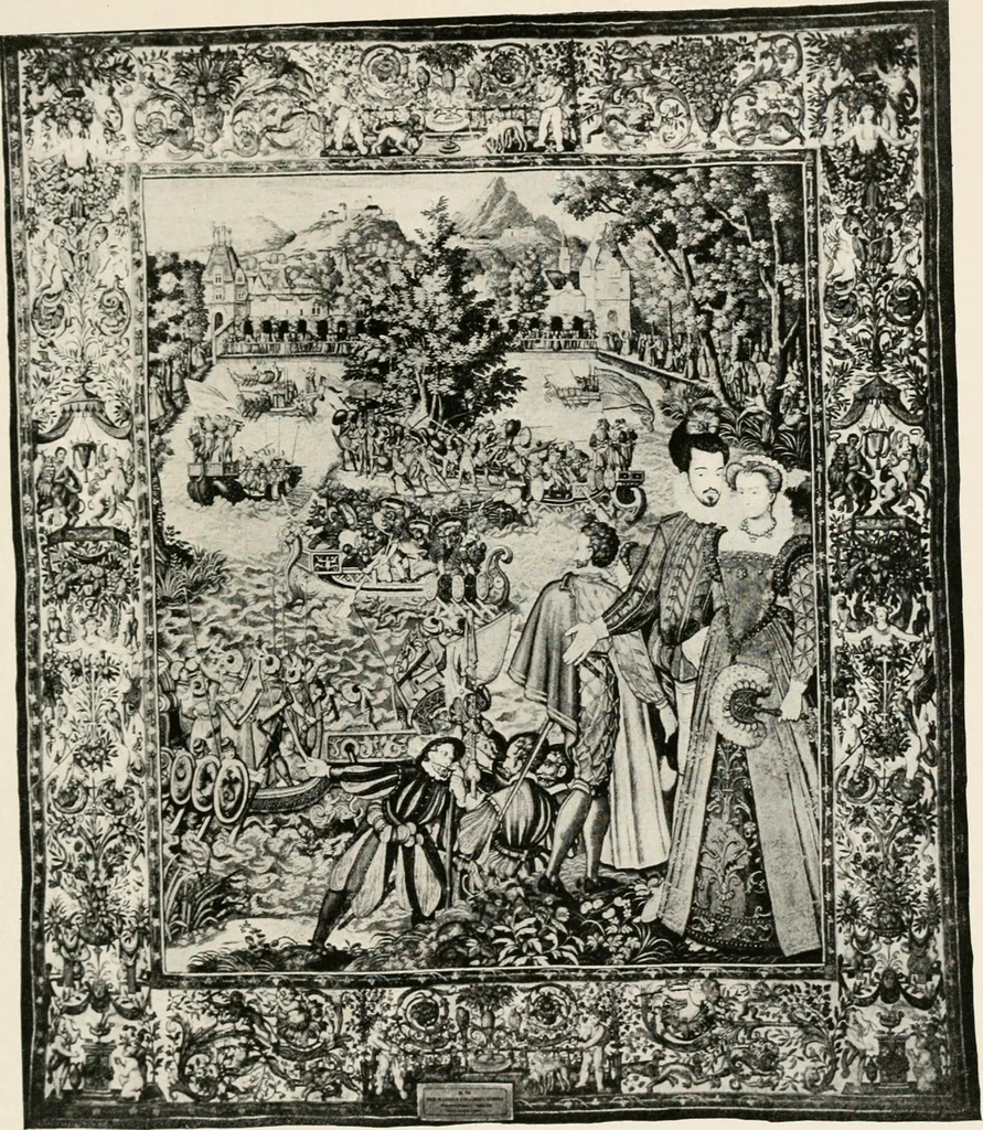 An illustration from Tapestries, their origin, history and renaissance, 1912, leaf 376