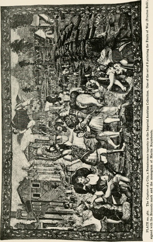 An illustration from Tapestries, their origin, history and renaissance, 1912, leaf 388