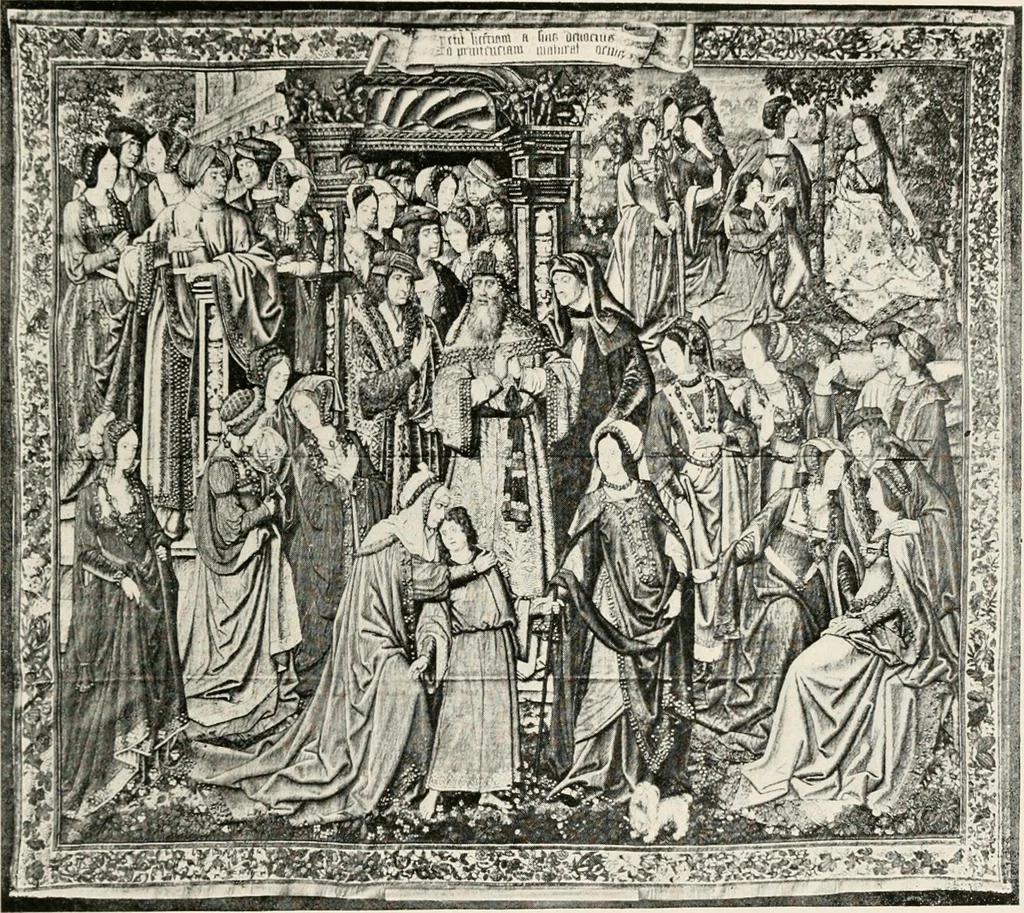 An illustration from Tapestries, their origin, history and renaissance, 1912, leaf 394