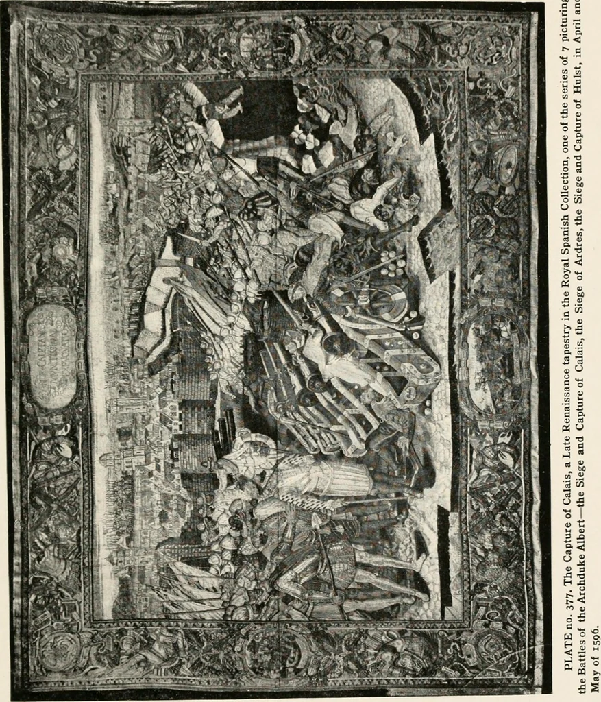 An illustration from Tapestries, their origin, history and renaissance, 1912, leaf 398