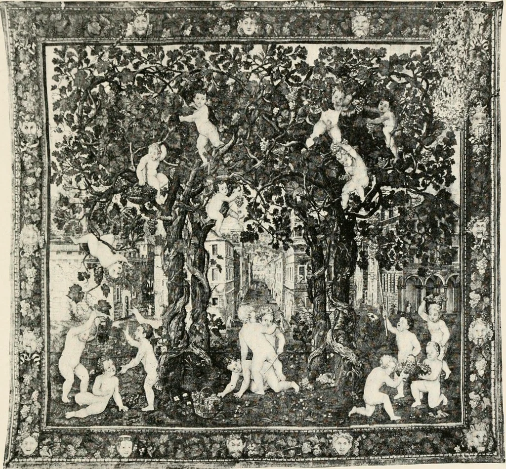 An illustration from Tapestries, their origin, history and renaissance, 1912, leaf 408