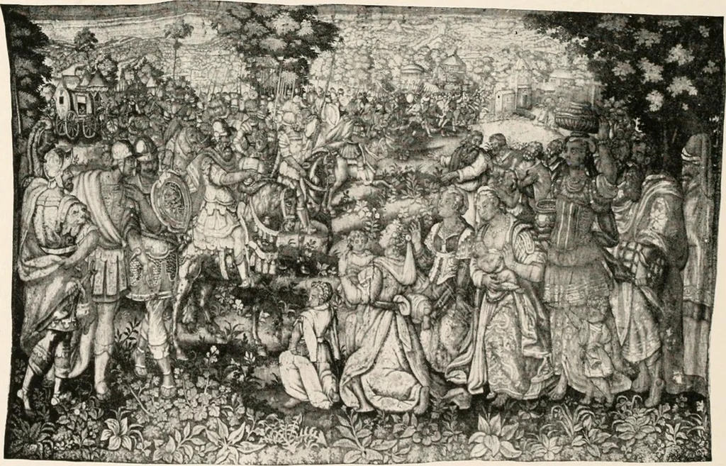 An illustration from Tapestries, their origin, history and renaissance, 1912, leaf 431
