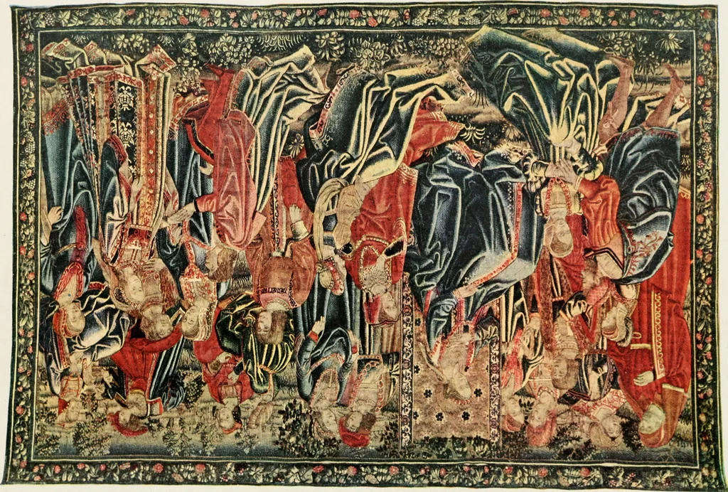 An illustration from Tapestries, their origin, history and renaissance, 1912, leaf 44