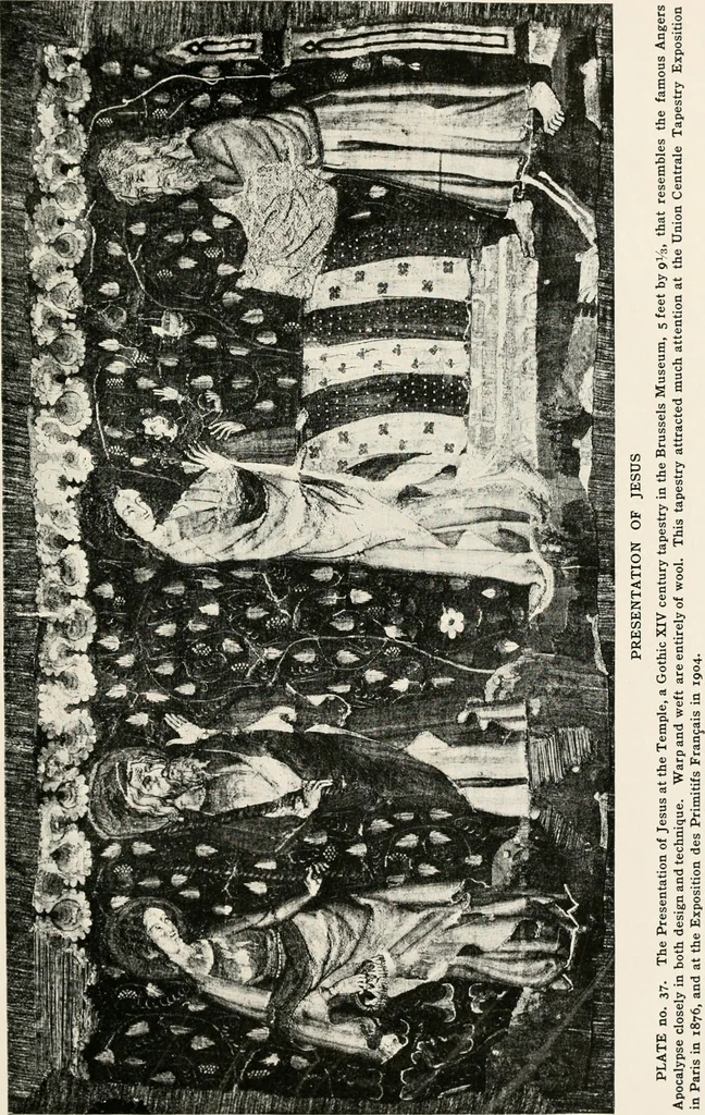 An illustration from Tapestries, their origin, history and renaissance, 1912, leaf 50