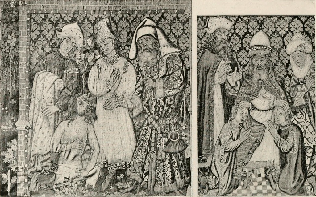 An illustration from Tapestries, their origin, history and renaissance, 1912, leaf 59