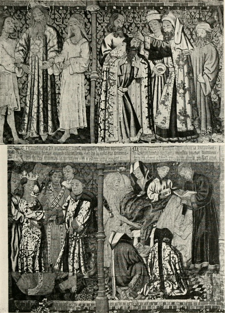 An illustration from Tapestries, their origin, history and renaissance, 1912, leaf 60