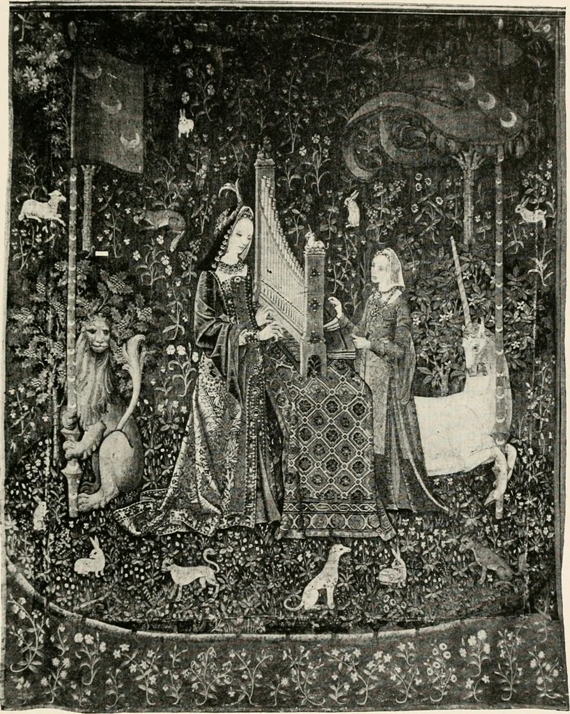 An illustration from Tapestries, their origin, history and renaissance, 1912, leaf 62