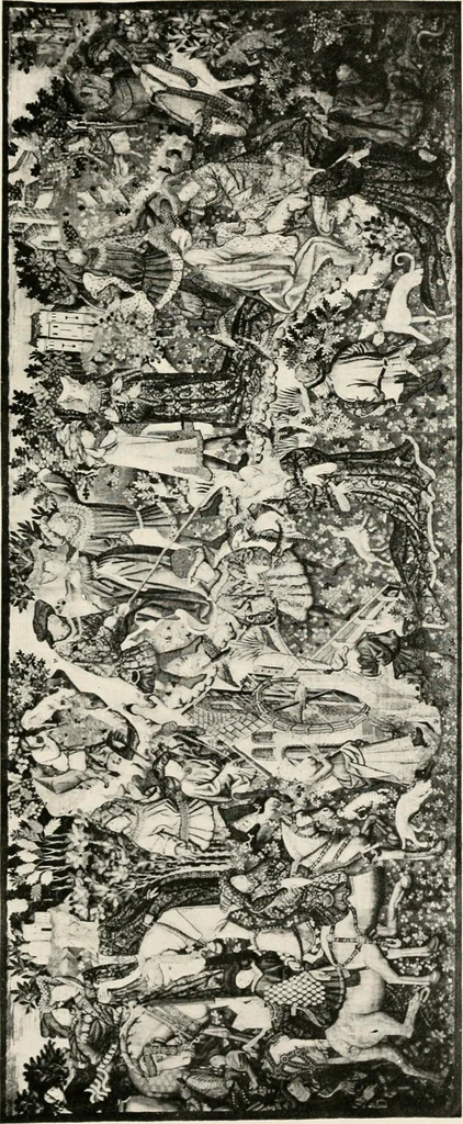 An illustration from Tapestries, their origin, history and renaissance, 1912, leaf 70